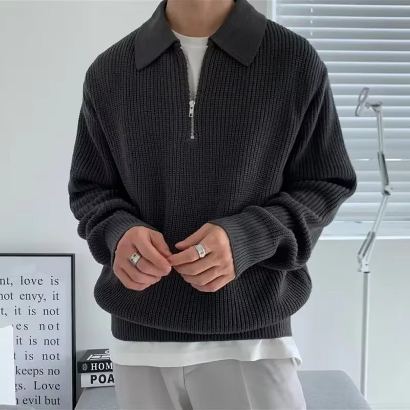 Ulrich - Long Sleeve Knitpolo Shirt 